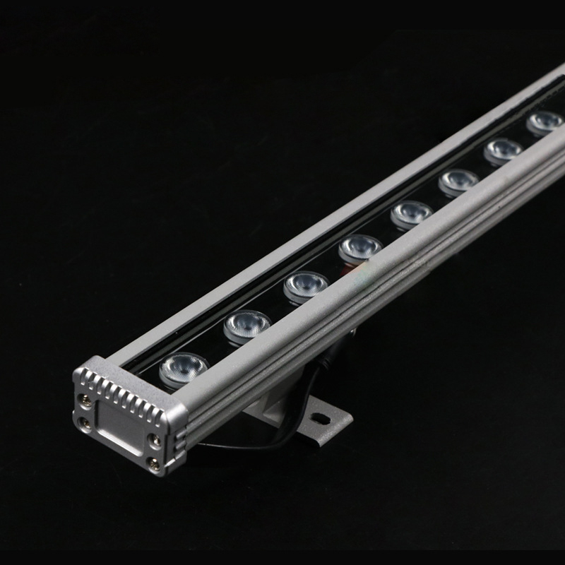DC24V 18/24/36W 45X25mm White/Yellow Light Full Color DMX512 Addressable Outdoor Waterproof IP67 Aluminum Lens LED Wall Wash Lighting DC24V 18/24/36W 45X25mm White/Yellow Light Full Color DMX512 Addressable Outdoor Waterproof IP67 Aluminum Lens LED Wall Wash Lighting
